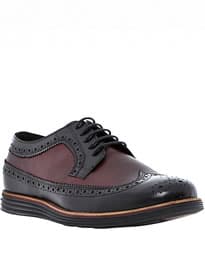 Bertie Bayswater 2-tone Leather Brogues Shoes  black