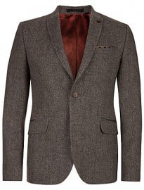 Ted Baker Mupperz Wool Blazer Brown
