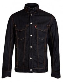 Levis Commuter Hooded Denim Trucker Jacket Performance Rigid