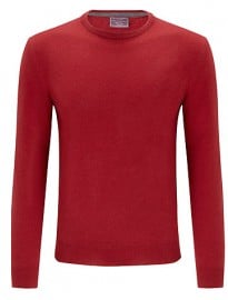 John Lewis Italian Cashmere Crew Neck Jumper Red