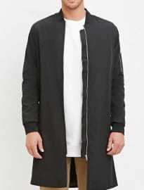 Longline Collarless Jacket