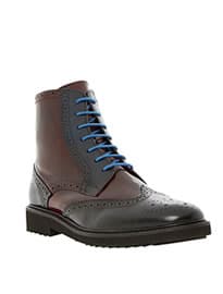 Dune Chapter Brogue Boots Black/brown