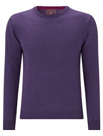 John Lewis Made In Italy Cashmere Crew Neck Jumper Lilac