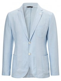 Gant Oxford Cotton Blazer Sea Blue