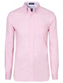 Gant Colour Block Oxford Shirt Pastel Pink