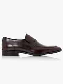 Dune Racecar Leather Penny Loafers
