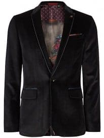 Ted Baker Velveto Velvet Jacket Navy