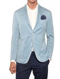 Boglioli Washed Linen Deconstructed Jacket