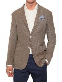 Boglioli Linen Blend Deconstructed Jacket