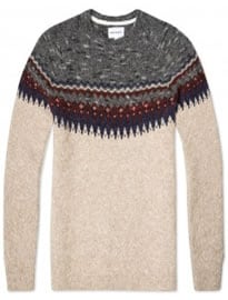 Norse Projects Birnir Fair Isle Alpaca Knit