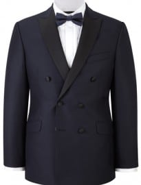 Austin Reed Navy Double Breasted Dresswear Jacket