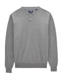 Austin Reed Grey V Neck Jumper