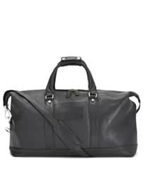 Austin Reed Black Leather Holdall