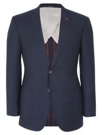 Austin Reed Textured Modern Navy Jacket