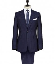 Reiss Portofino Pinstripe Suit Bright Blue