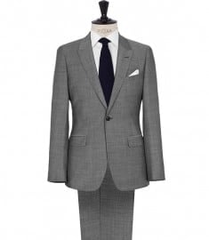 Reiss Youngs One Button Peak Lapel Suit Grey