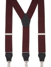 Austin Reed Burgundy Textured Braces