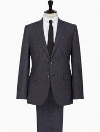 Reiss Julius Wool Modern-fit Suit Blue