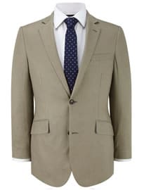 Austin Reed Contemporary Fit Khaki Linen Jacket