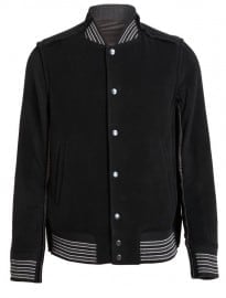 Miharayasuhiro Reversible Brushed Wool Bomber Jacket