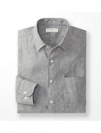 Uniqlo Men Premium Linen Long Sleeve Shirt