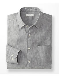 Uniqlo Men Premium Linen Long Sleeve Shirt