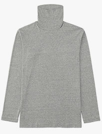 Uniqlo Men Soft Touch Polo Neck Long Sleeve T-shirt