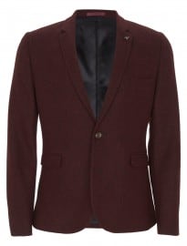 Burton Berry Red Premium Pure Wool Blazer