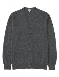 Uniqlo Men Cashmere V Neck Cardigan