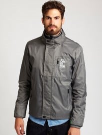 Burton Crosshatch Grey Windcheater Jacket
