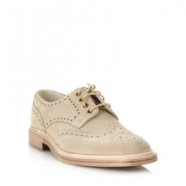 Loake Beige Suede Brogues