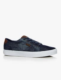 Vans Blue Bishop Denim Canvas Shoes