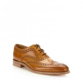 Loake Designer Tan Leather Brogues