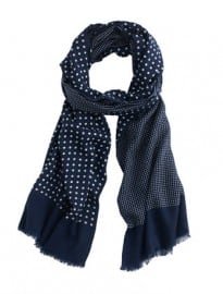 Dotted Wool-silk Scarf