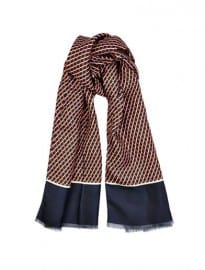 Faconnable Diamond-print Silk Scarf 1002802