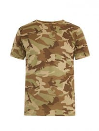 The White Briefs Camo-print Cotton T-shirt 1004760