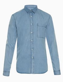 Ami Chambray Cotton-denim Shirt 1005189