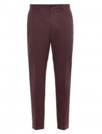 Dolce & Gabbana Slim-fit Cropped Cotton Chinos