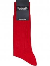 Pantherella Short Wool-blend Ribbed Socks
