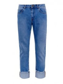Raey Deep Turn-up Straight-leg Jeans
