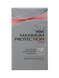 Sure Men Maximum Protection Anti-perspirant Deodorant Cream Active 45ml
