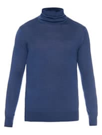 Gieves & Hawkes Roll-neck Fine-knit Sweater