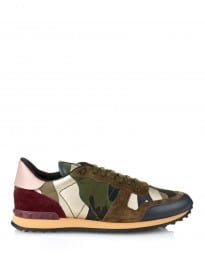 Valentino Rockrunner Camouflage-print Trainers
