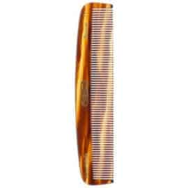 Kent Tortoiseshell Effect Fine Pocket Comb - Medium 7t