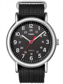 Timex Weekender Slip Thru Watch All Black