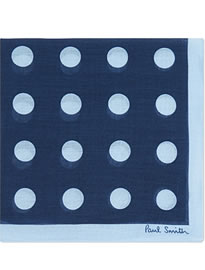 Paul Smith Polka Dot Cotton Pocket Square