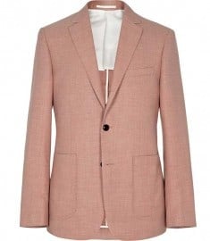 Reiss Preacher Patch Pocket Blazer Rose