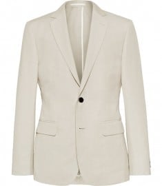 Reiss Alsace B Two Button Notch Cotton Mixer