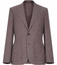 Reiss Belgravia Textured Blazer Rose