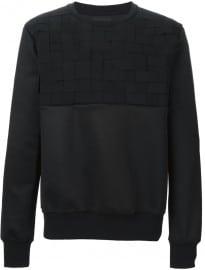 Letasca Woven Strap Sweatshirt